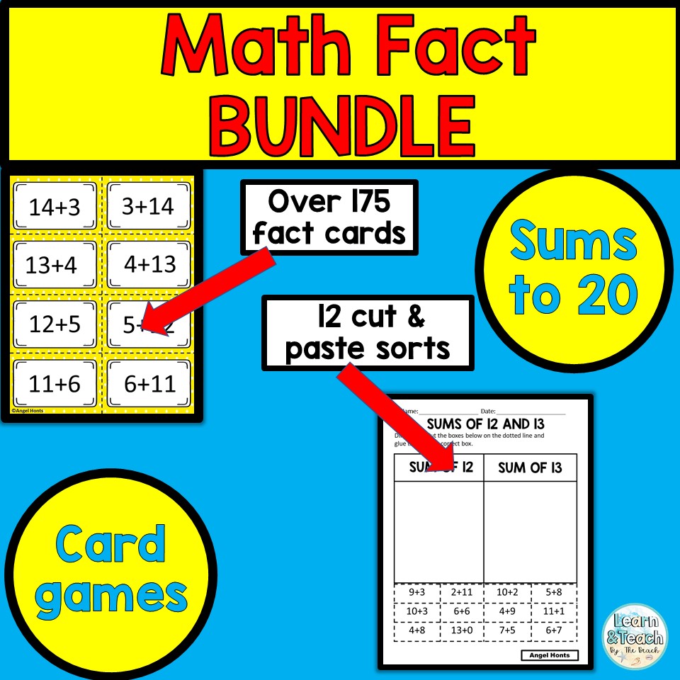 Math Fact Activity Bundle