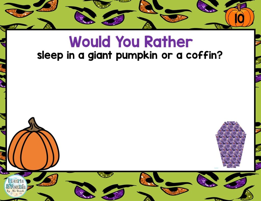 October Would You Rather Question