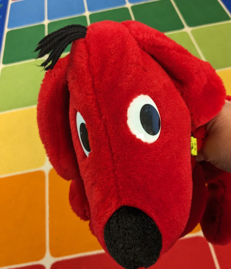 stuffed animals in the classroom