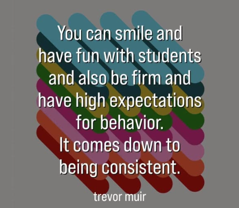 Consistency in teaching